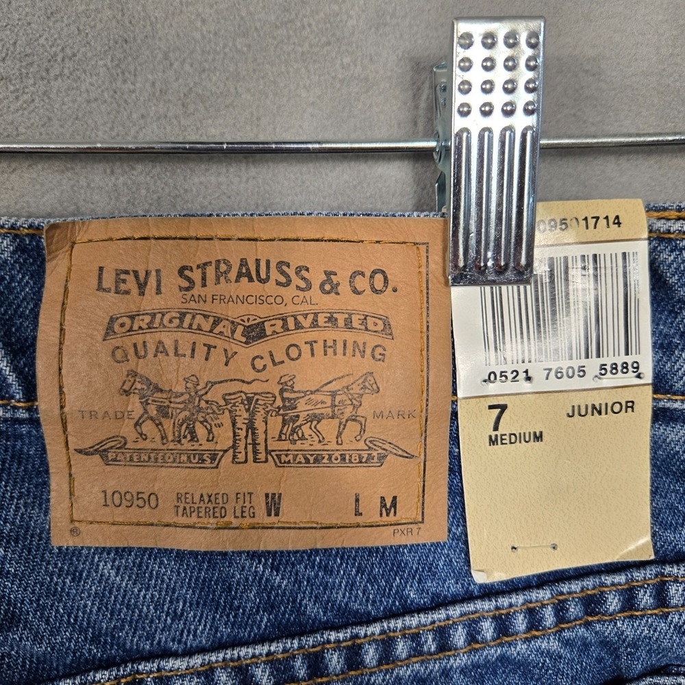 Vintage Levis 950 Jeans Womens 7 (29x31) Blue Tapered Made in USA deadstock NEW - Picture 11 of 12